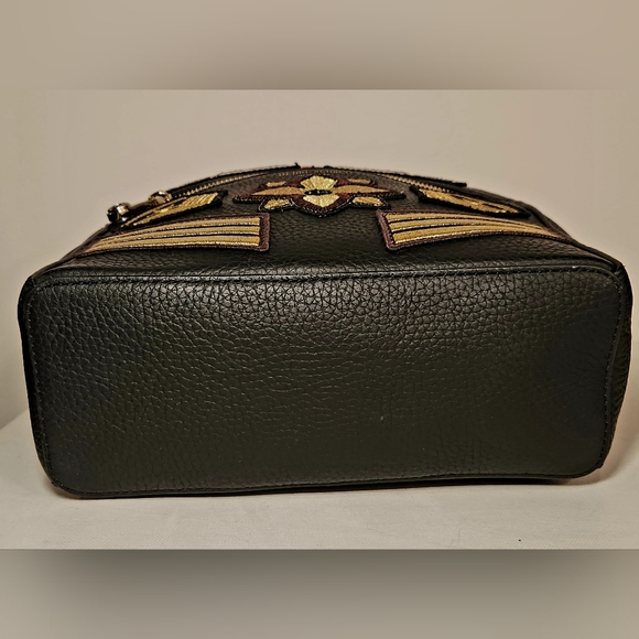 Henri bendel Black Military backpack with patch detail - Picture 8 of 12